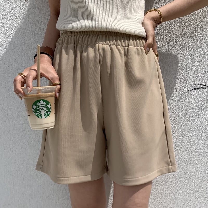 細見えスイムショートパンツ キーネックと同素材 | BLATE