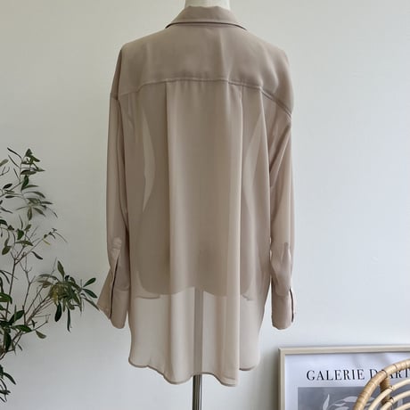 シアーシフォンシャツ