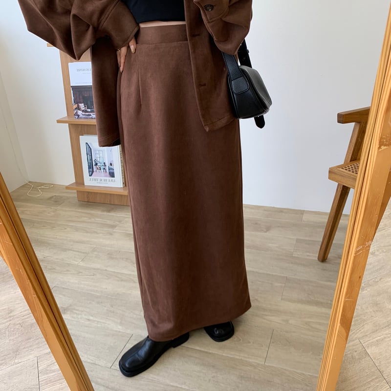 フェイクスウェードタイトスカート | BLATE