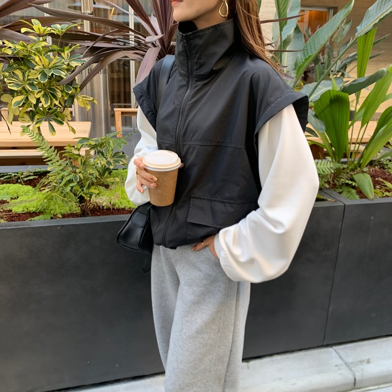 袖取り外しスタンドカラースプリングブルゾン | BLATE