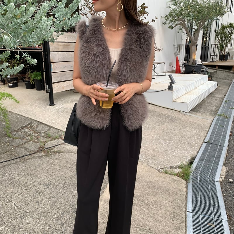 エコファーショートベスト | BLATE