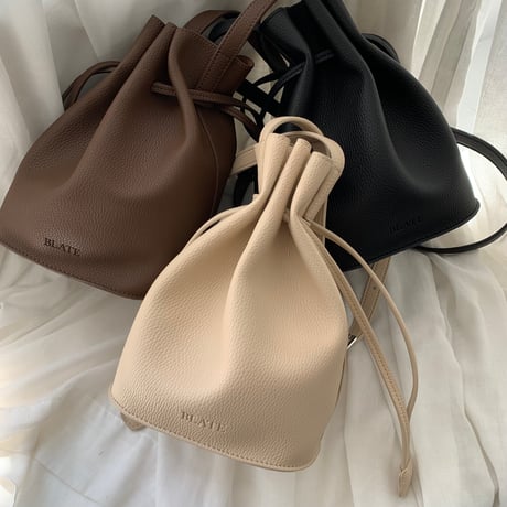 上質巾着ショルダーBag