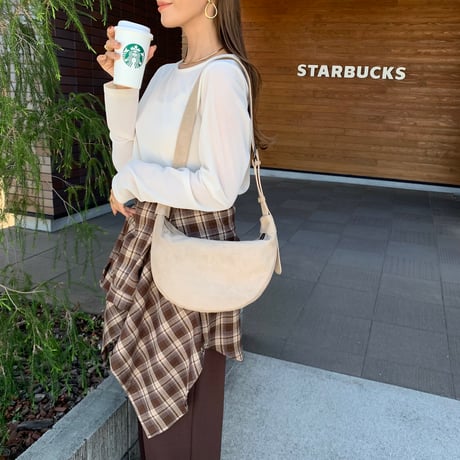 スエードショルダーbag