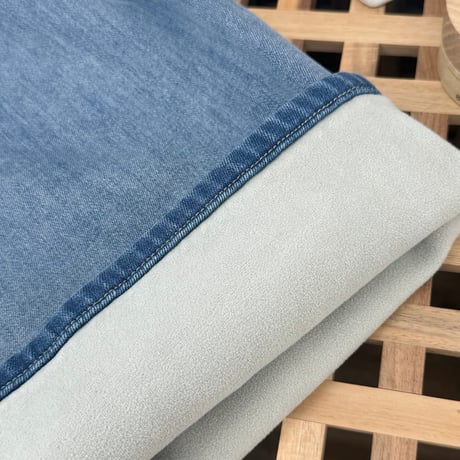 最高ストレッチ裏起毛美脚テーパードデニム