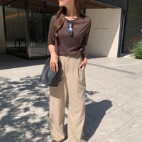 ニュアンスシアーリブT