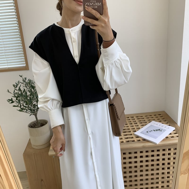 ショートフレンチスリーブベスト | BLATE