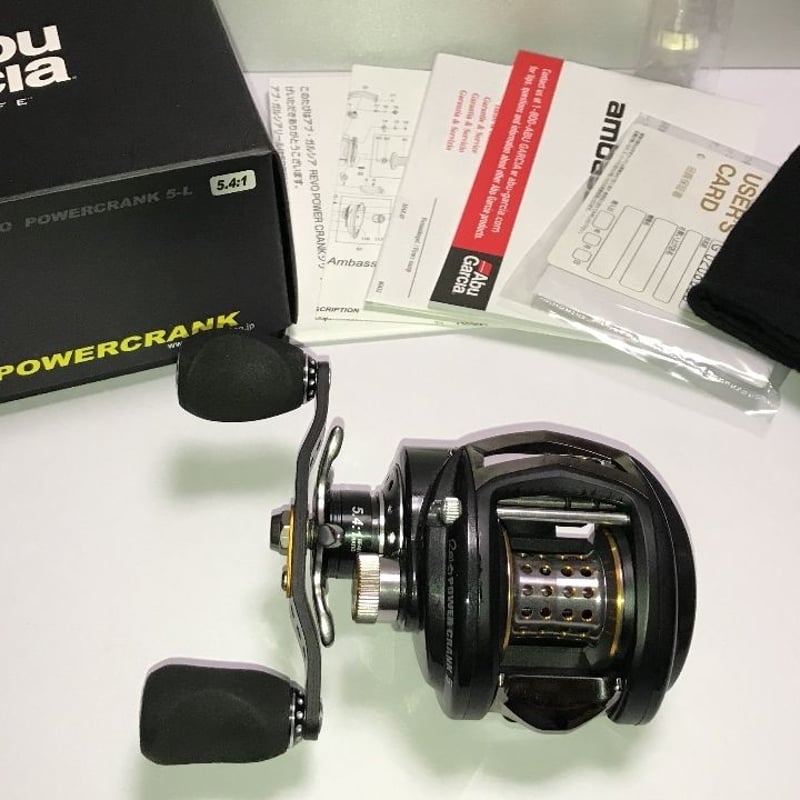 極美品良好】Abu Garcia REVO POWERCRANK 5-L アブガルシア レボ 極美品良好】Abu Garcia REVO POWERCRANK 5-L アブガルシア レボ