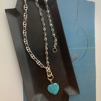[002-036] heart 2way necklace