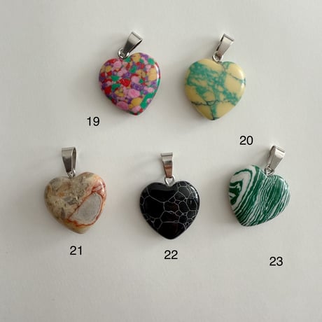 [002-036] heart 2way necklace