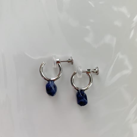 [000-052] sodalite pierce/earring
