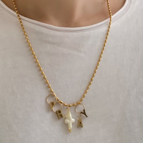 [002-035] PRAY necklace