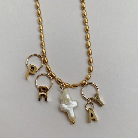 [002-035] PRAY necklace