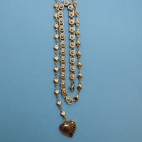 [002-040] classical heart necklace