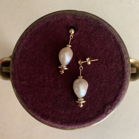 [ 000-051 ] cocoon pierce/earring