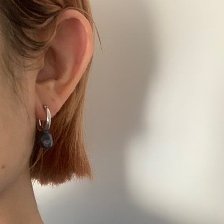 [000-052] sodalite pierce/earring