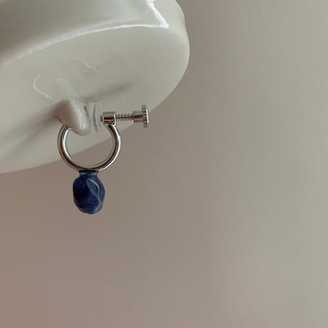 [000-052] sodalite pierce/earring