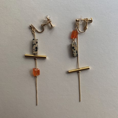 [ 000-037 ] pray  pierce/earring