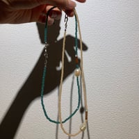 [ 002-029 ] glass×pearl necklace