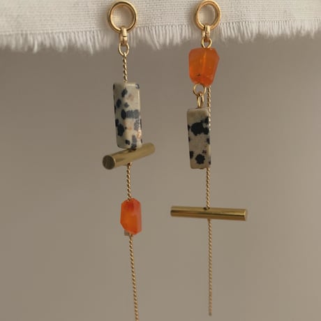 [ 000-037 ] pray  pierce/earring