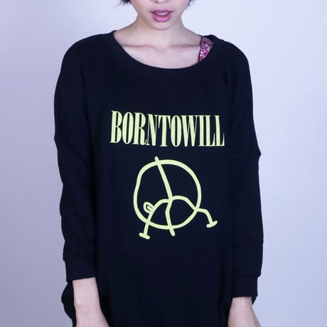 <SS05>BORN TO WILL　4/7スリーブスウェット
