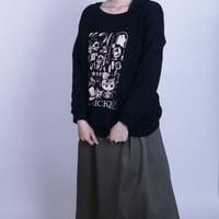 <SS09>SANGRIA　4/7スリーブスウェット