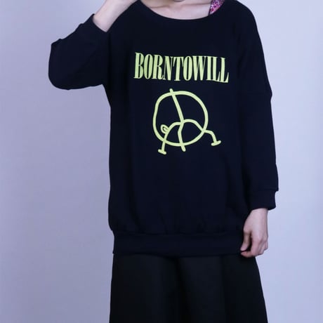 <SS05>BORN TO WILL　4/7スリーブスウェット