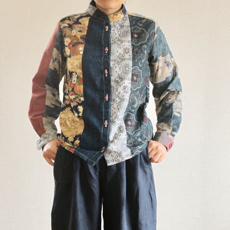 Boyish design Kimono casual shirt (no.245)