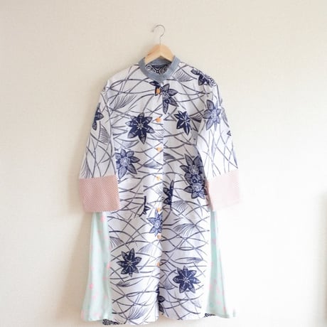 Summer Cotton Yukata Long dress/Jacket② (no.328)
