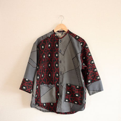 Men's 2 kinds black Kimono Shirt Jacket (no.267)