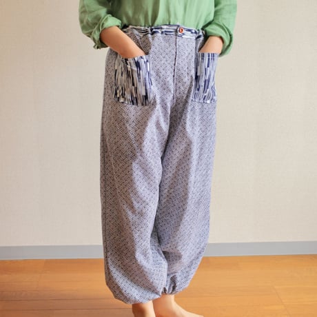 Japanese Cotton Relax Room pants (no.438)