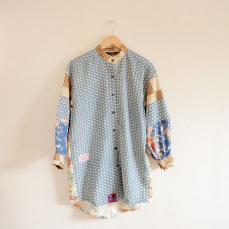 Light blue Kimono Oversized casual shirt (no.261)