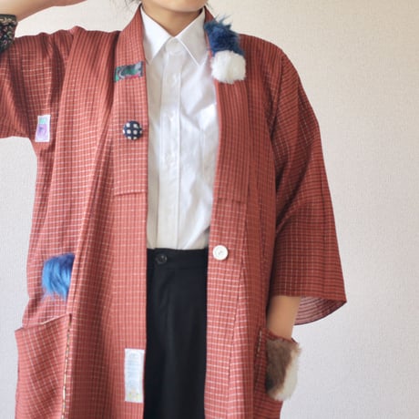 YURU DEKO Haori gown coat (no.075)