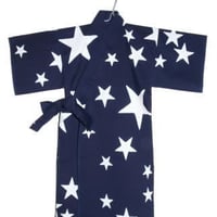 月影☆BABY浴衣　星・紺