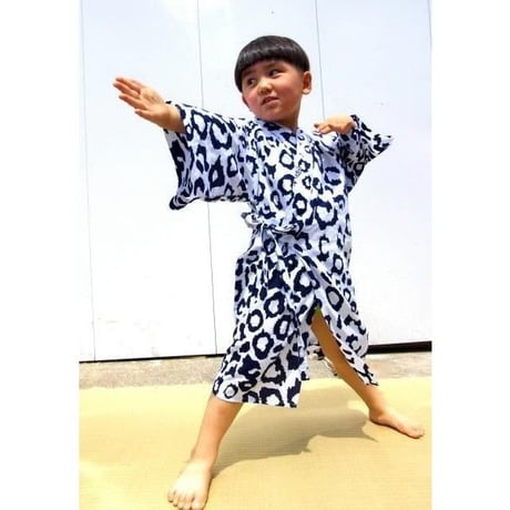 月影☆BABY浴衣　豹柄
