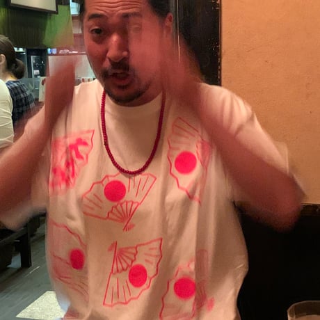 日の丸扇のてーしゃつ