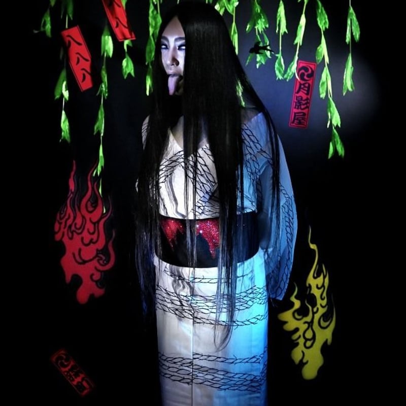 月影屋　浴衣　レディース　未使用 お金の浴衣・紺 | 月影屋