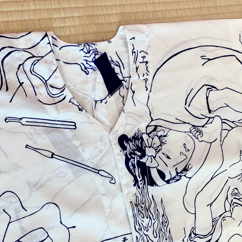 春画の鯉口シャツ | 月影屋
