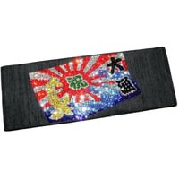 大漁旗の半巾帯