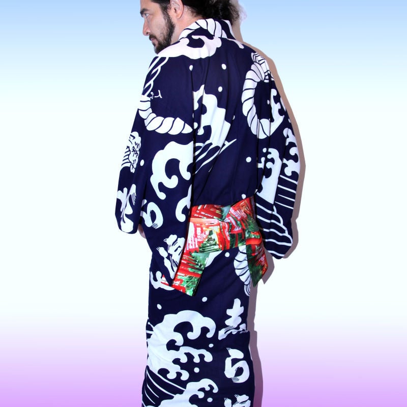 日本駄右衛門の浴衣・紺 | 月影屋