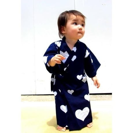 月影☆BABY浴衣　ハート