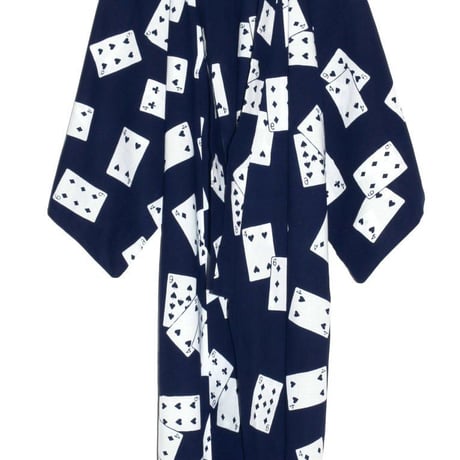 【SOLD OUT】トランプの浴衣・紺