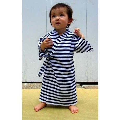 月影☆BABY浴衣　絵文字・白