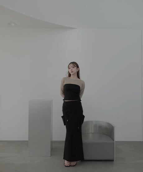 スウェットベアトップ /Sweat Bare Top