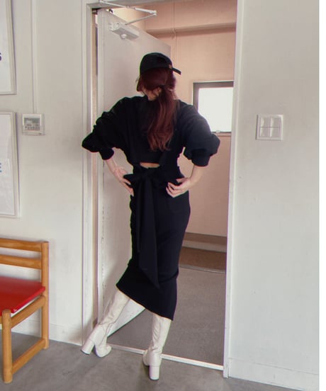 スウェットスリットスカート / Slit Sweat Skirt