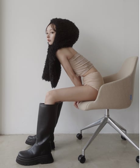 トラックソールロングブーツ / Track Sole Long Boots