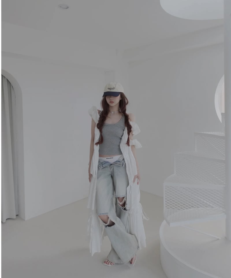 White】ガウンドレス/Gown Dress | FICTION TOKYO OFFICI
