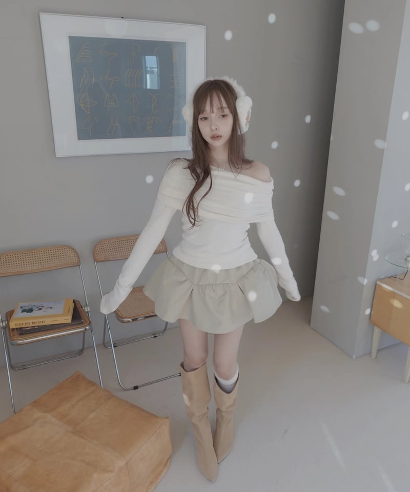 スカート Volume Flare Skirt ボリュームフレアスカート / Volume Flare Skirt | FICTION TO