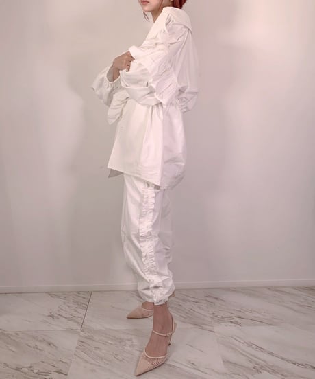 Raffled Jogger Pants ジョガーパンツ