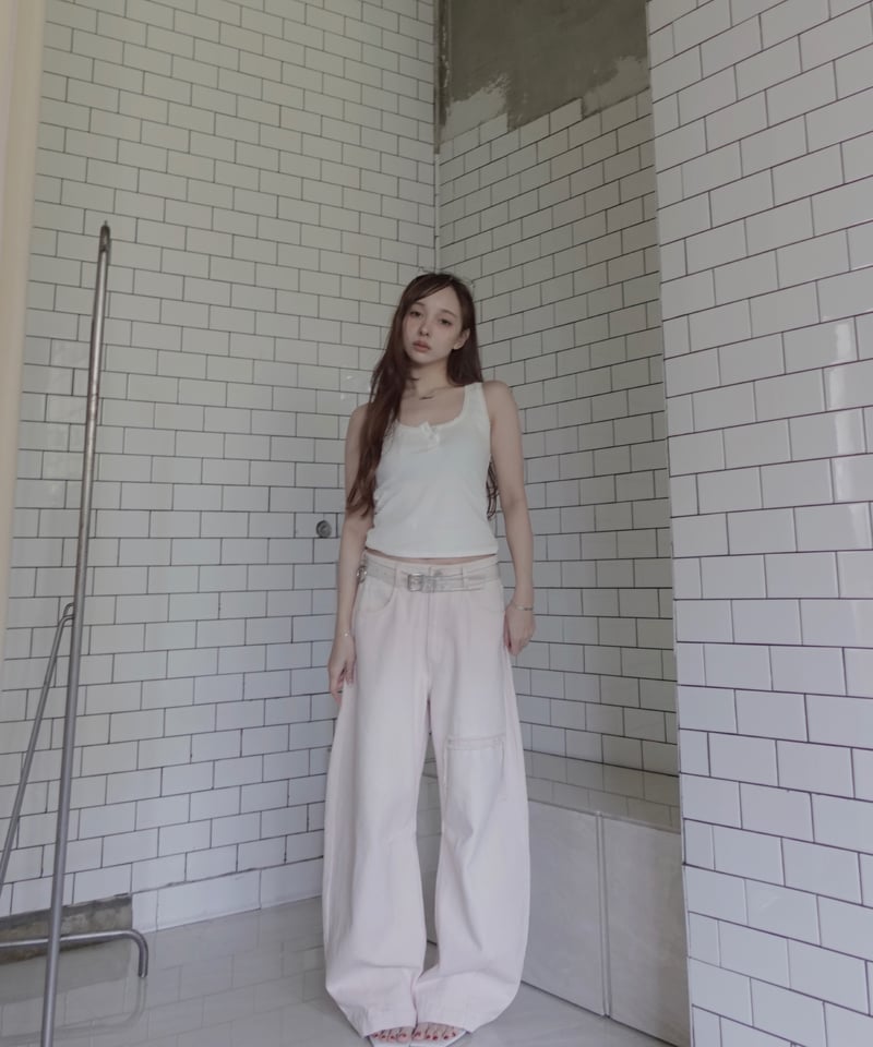 Basic Collection】フリルタンクトップ / Frill Tank Top |
