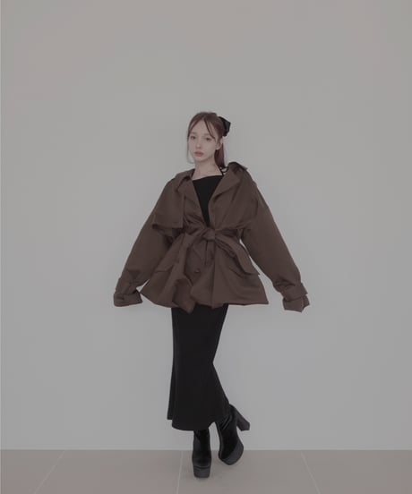 2Wayバルーントレンチコート / 2Way Balloon Trench Coat
